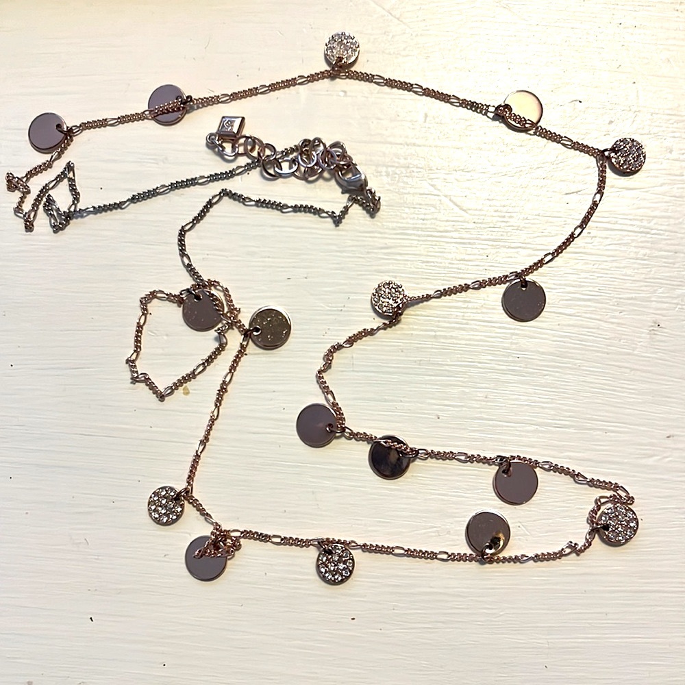 Vera Bradley rose gold necklace